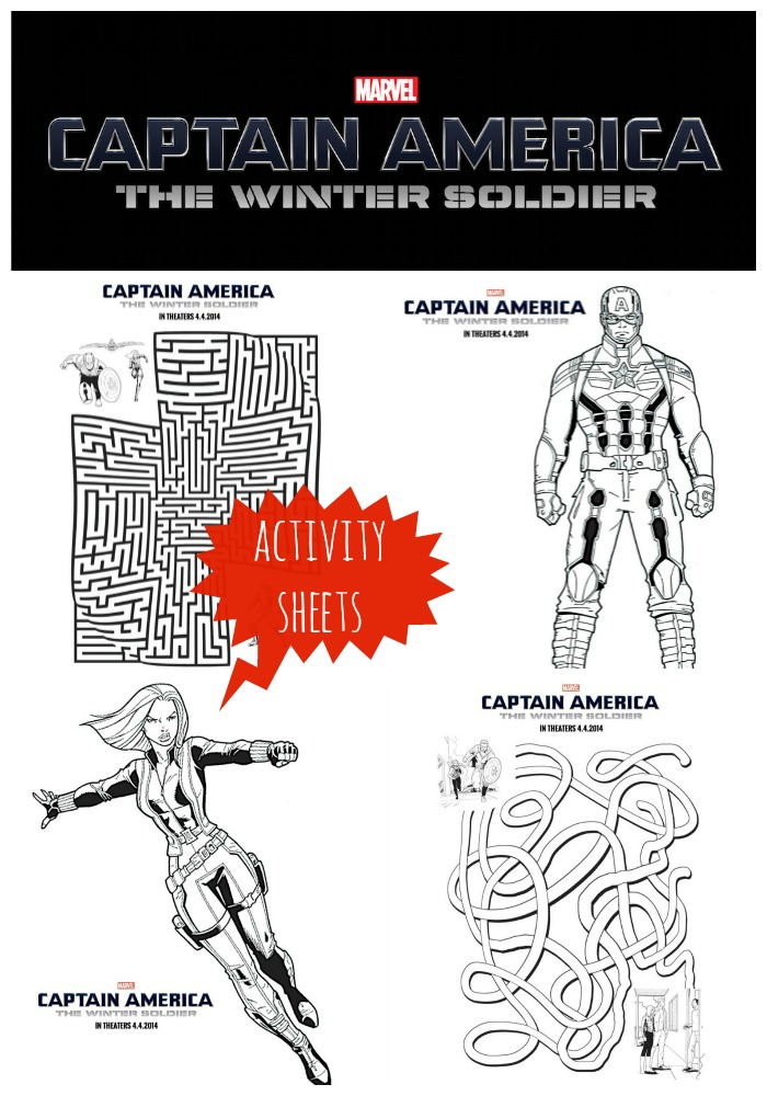 captain america the winter soldier coloring pages - photo #50