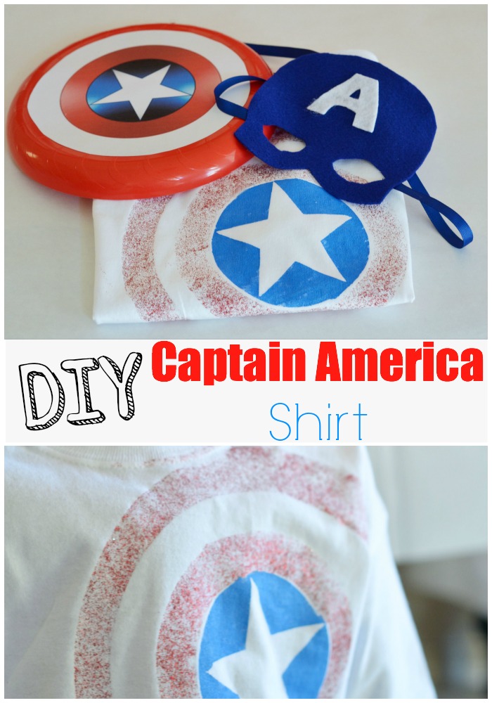 DIY Captain America shirt