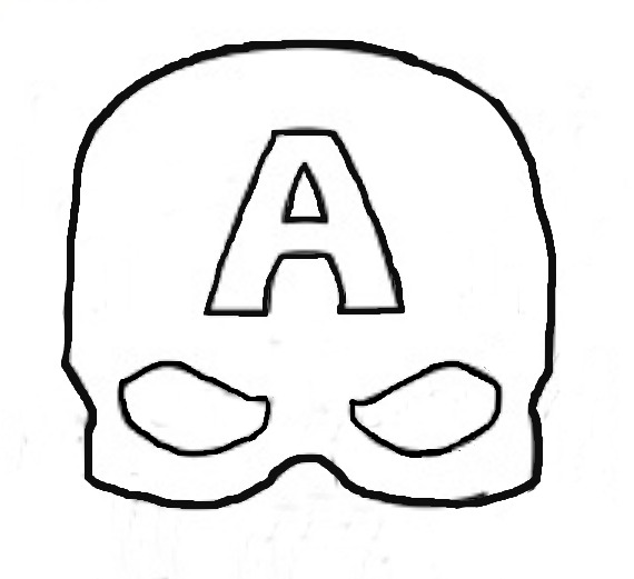 Samenstelling Advertentie Marxisme Super Simple Felt Captain America Mask - Eclectic Momsense
