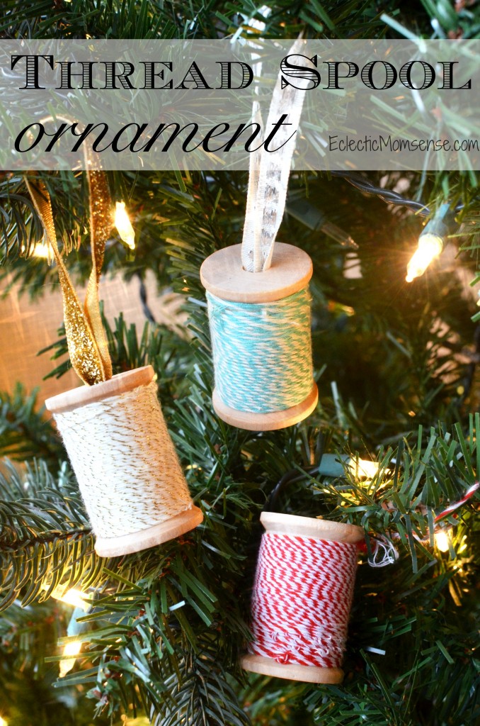 Thread Spool Ornament #craft
