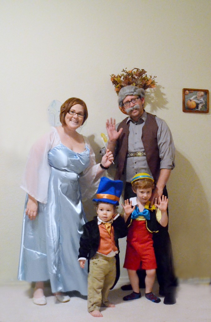 DIY Pinocchio Family Halloween Costume