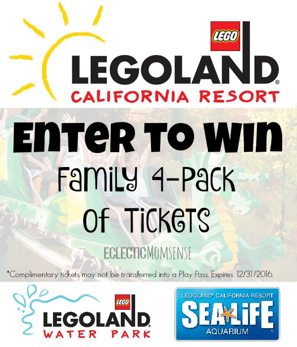 Ultimate LEGOLAND California Deal! Pay for a day, play the rest of 2016 with a LEGOLAND® Play Pass! (offer end 7/31/2016) + win (4) resort tickets.