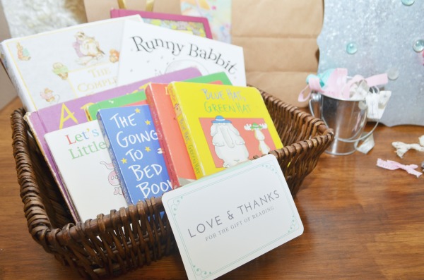 "Love and Thanks for the Gift of Reading" | Baby Shower Book Request