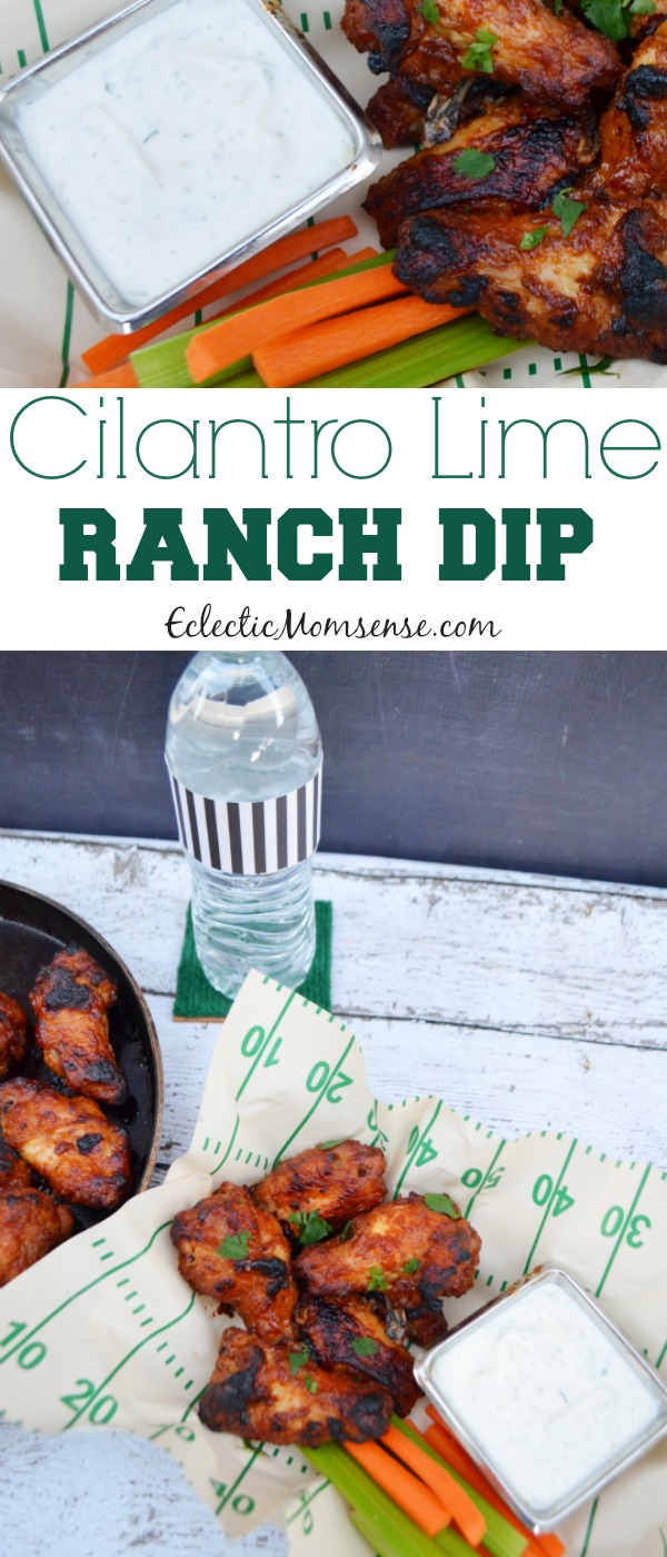 Foster Farms Honey BBQ Wings with Cilantro Lime Ranch Dip recipe.