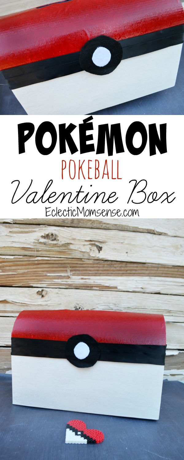 You can catch 'em all with this Pokemon Valentine Box. An easy pokeball shaped box for all your notes.
