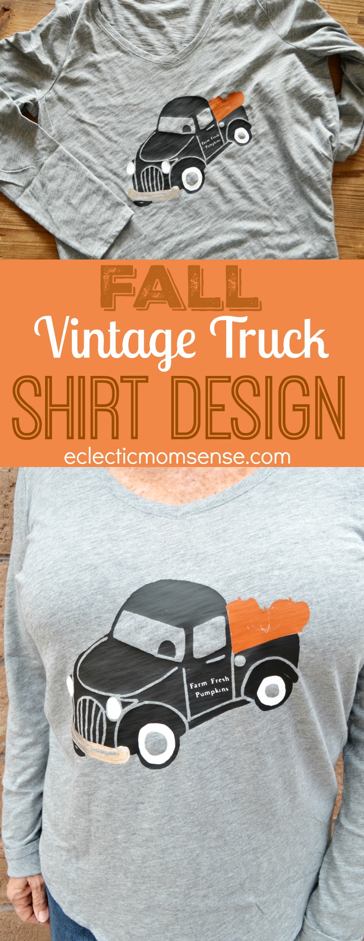 Vintage Harvest Truck Shirt Design