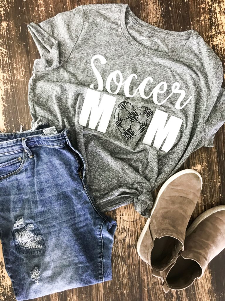 soccer iron-on design