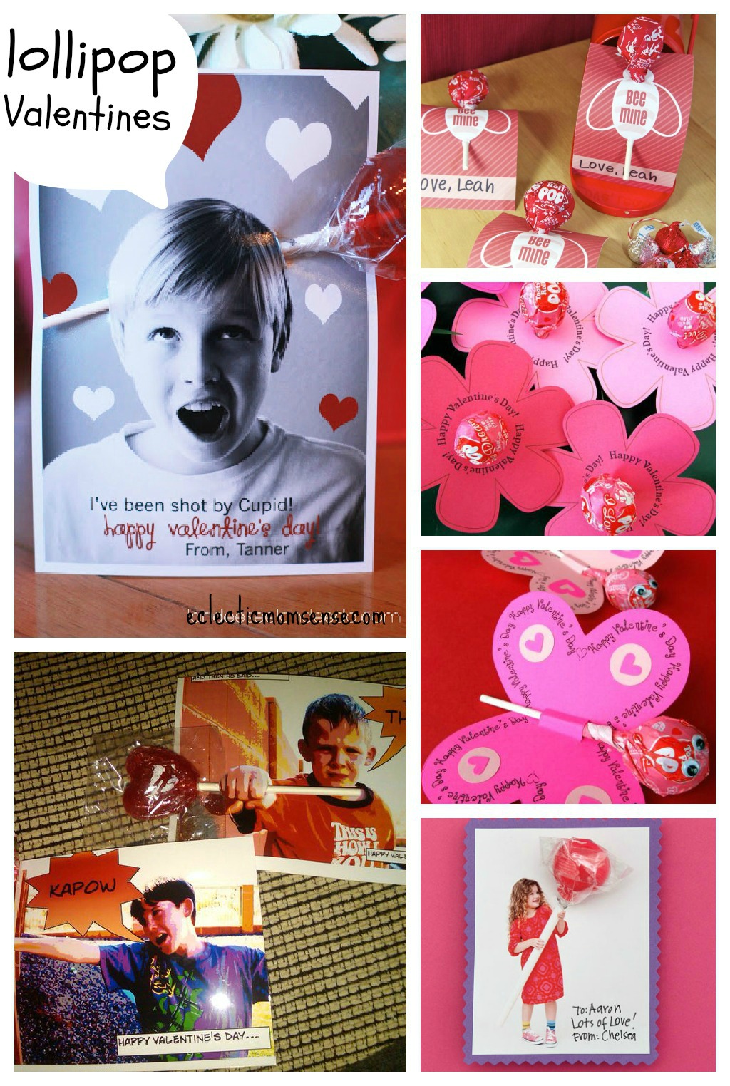 Lollipop Valentines Ideas via @eclecticmommy - eclecticmomsense.com