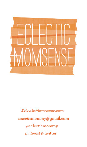 Eclectic Momsense- Custom and Designer business cards from Minted.