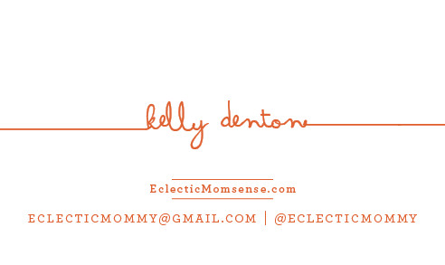 Eclectic Momsense- Custom and Designer business cards from Minted.