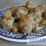Moist meatballs packed with delicious ricotta cheese