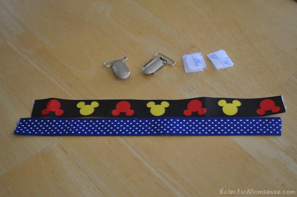 Keep those paci's off the floor with a handmade ribbon paci leash- Eclectic Momsense