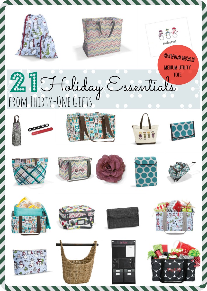 21 holiday essentials from thirty-one gifts