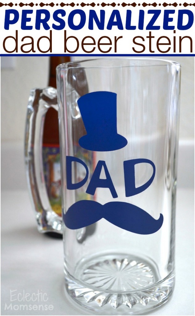 personalized DAD beer stein