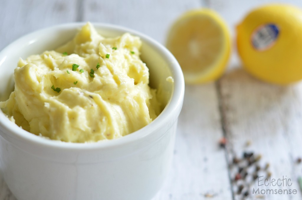 Lemon Herb Mashed Potatoes- salt alternative #TableTheSalt #ad