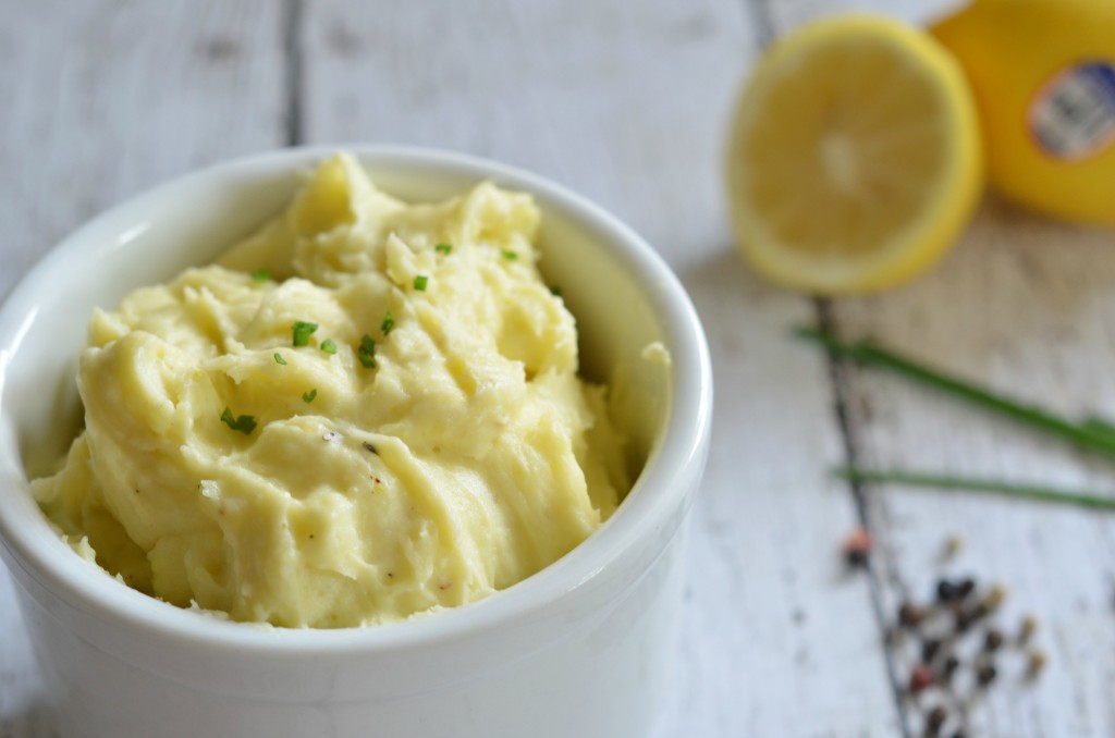 Lemon Herb Mashed Potatoes- salt alternative #TableTheSalt #ad