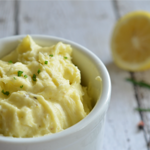 Lemon Herb Mashed Potatoes- salt alternative #TableTheSalt #ad