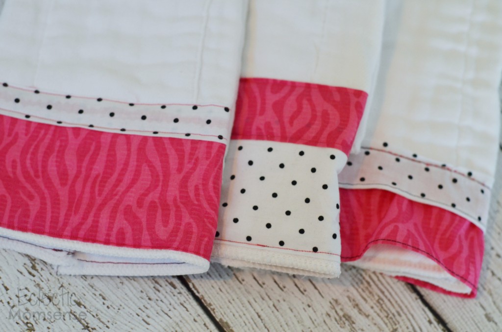 Easy DIY Cloth Diaper Burp Cloths