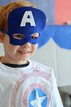 DIY Captain America Shirt - Eclectic Momsense