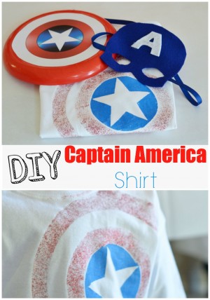 DIY Captain America Shirt - Eclectic Momsense