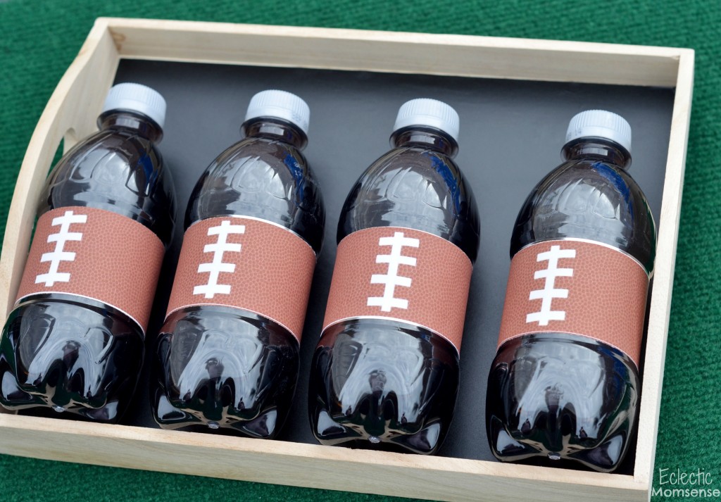 Printable Football Bottle Wrappers