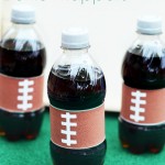 Printable Football Bottle Wrappers