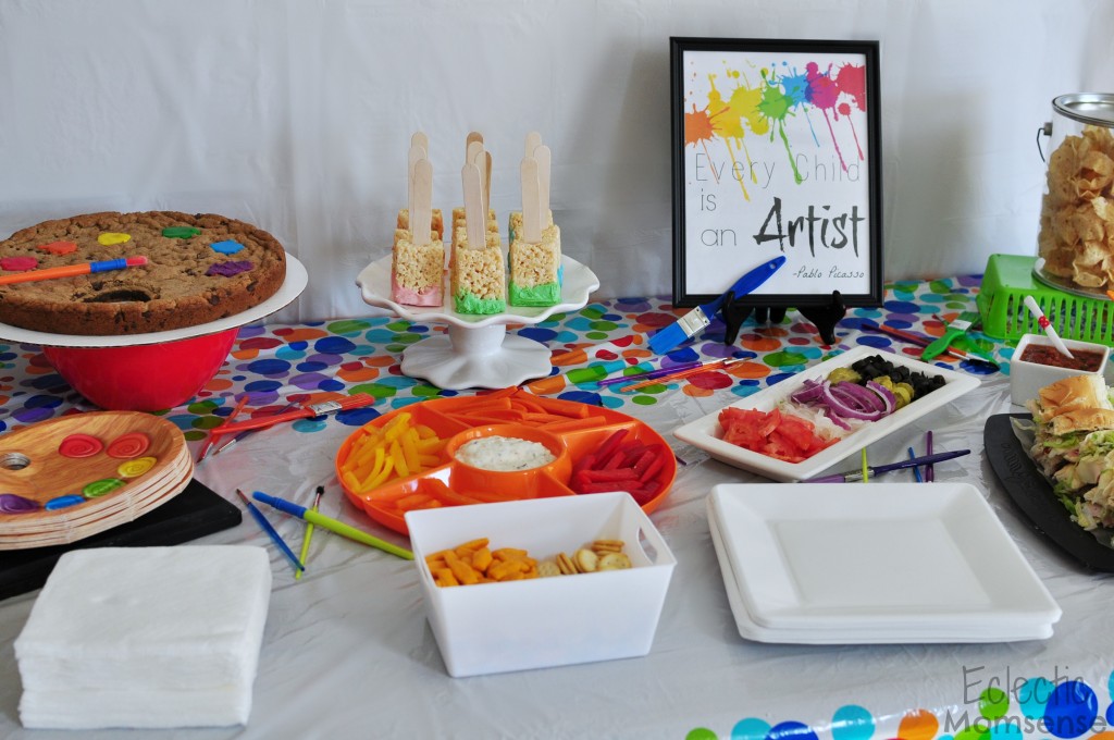 art party table