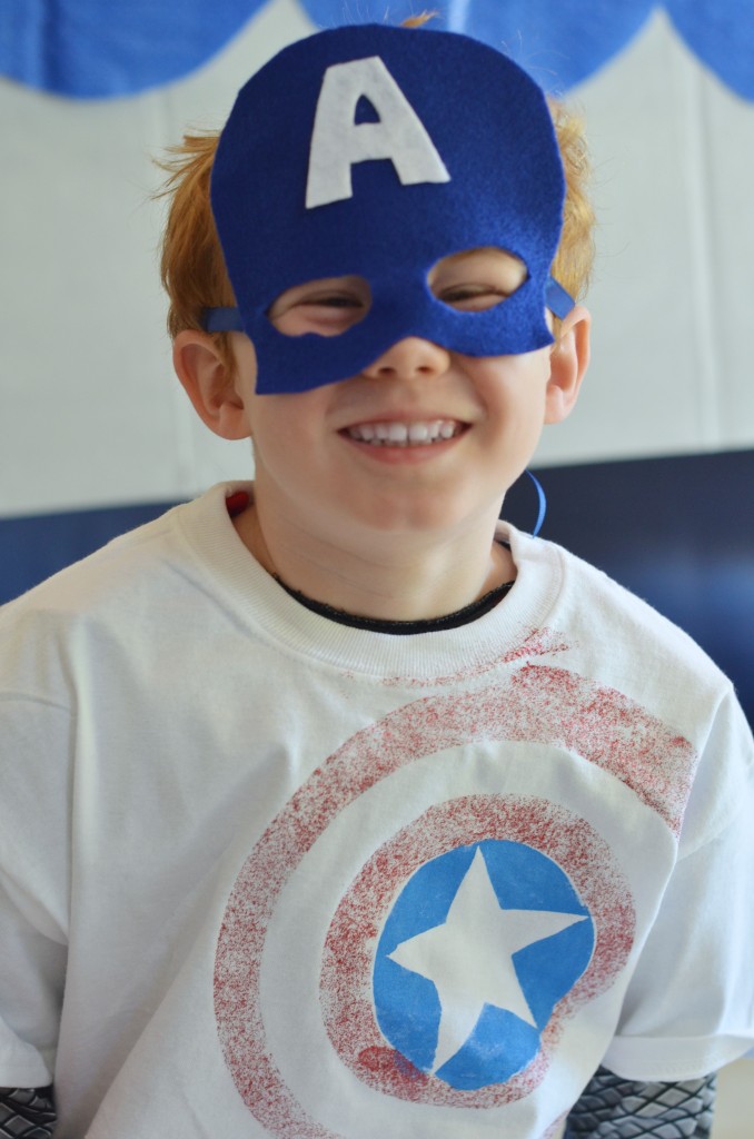 Felt Captain America Mask