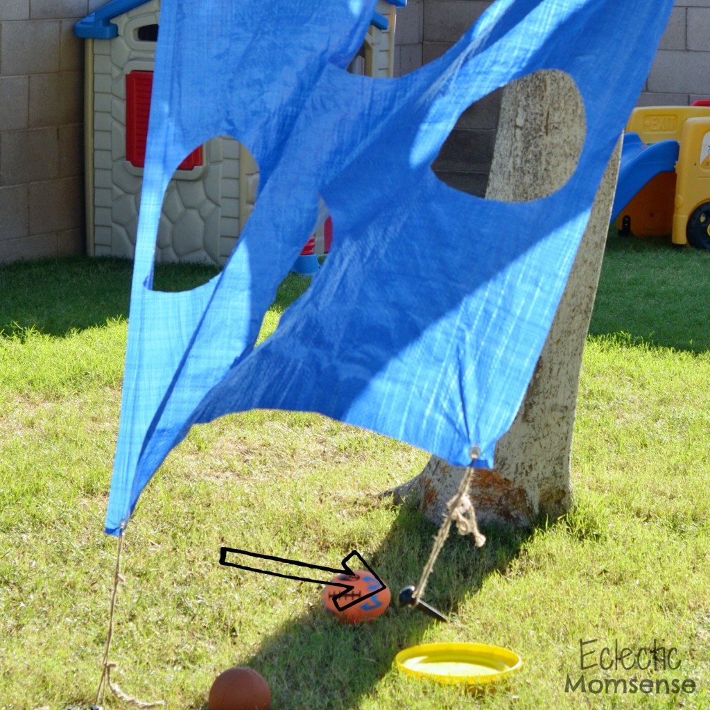 Easy $1 party toss game-