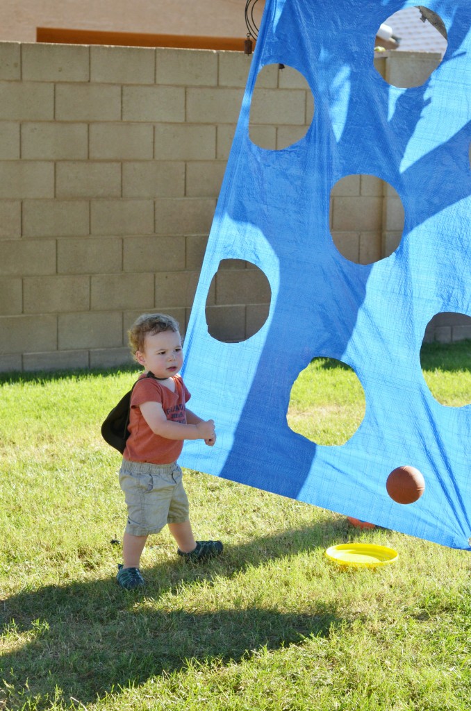 Easy $1 party toss game-