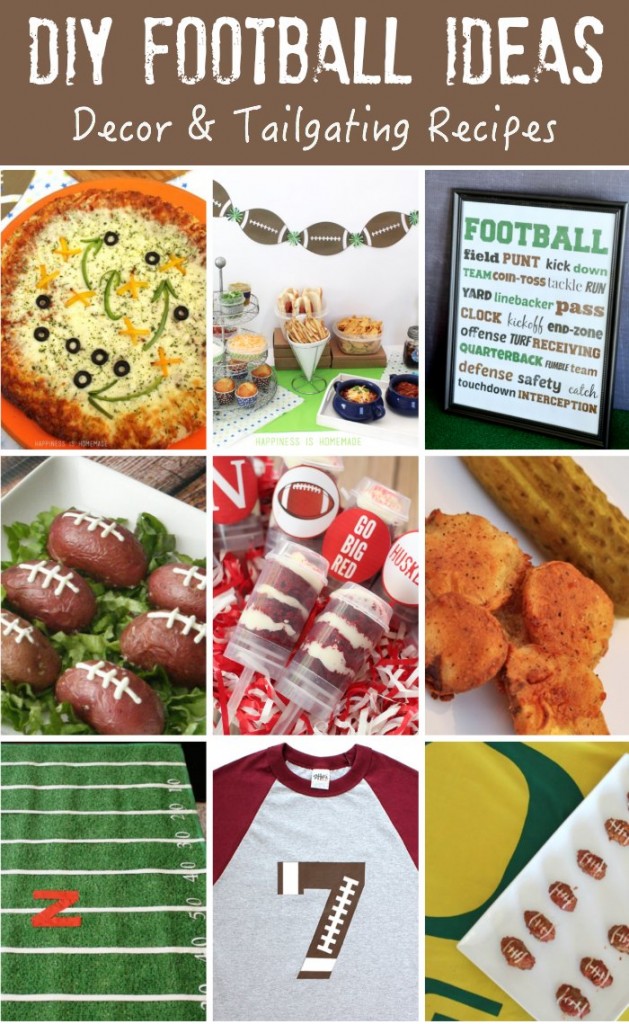 DIY Football Decor & Recipes