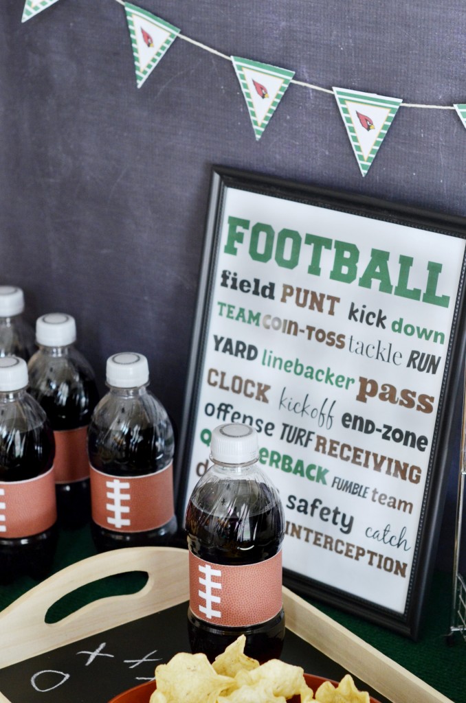 Football Subway Art {printable} - Eclectic Momsense