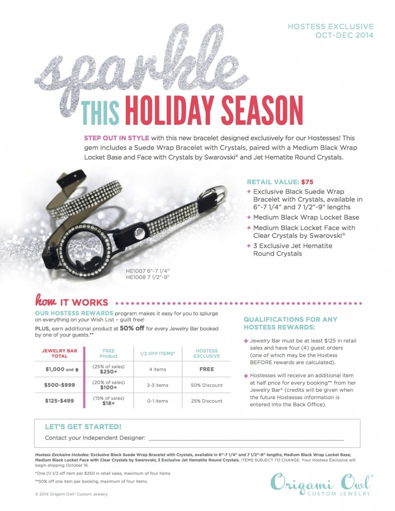 Origami Owl Hostess Rewards #sponsored