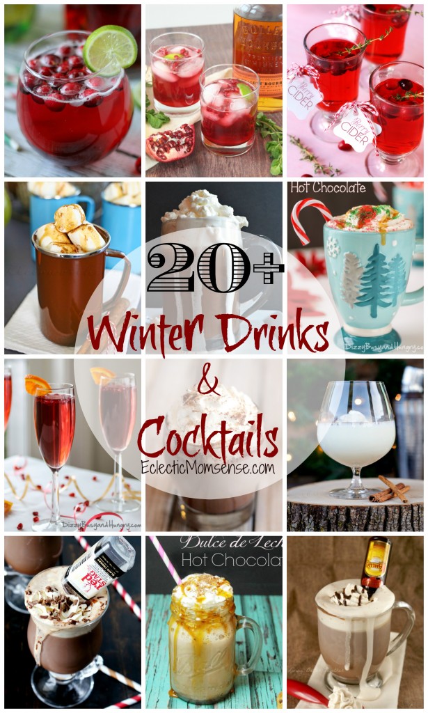20+ Winter Drinks & Cocktails #sponsored