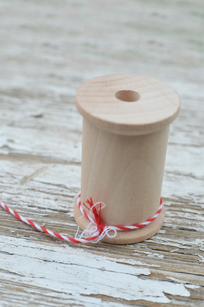 Thread Spool Ornament #craft #christmas #ornament #handmade 