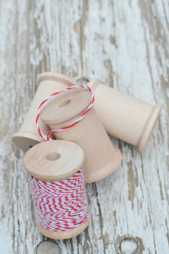 Thread Spool Ornament #craft #christmas #ornament #handmade 