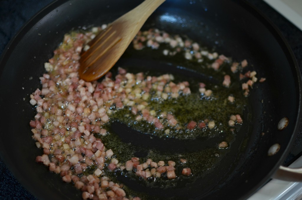 Lemon Herb Brussels Sprouts with Pancetta #recipe #sidedish