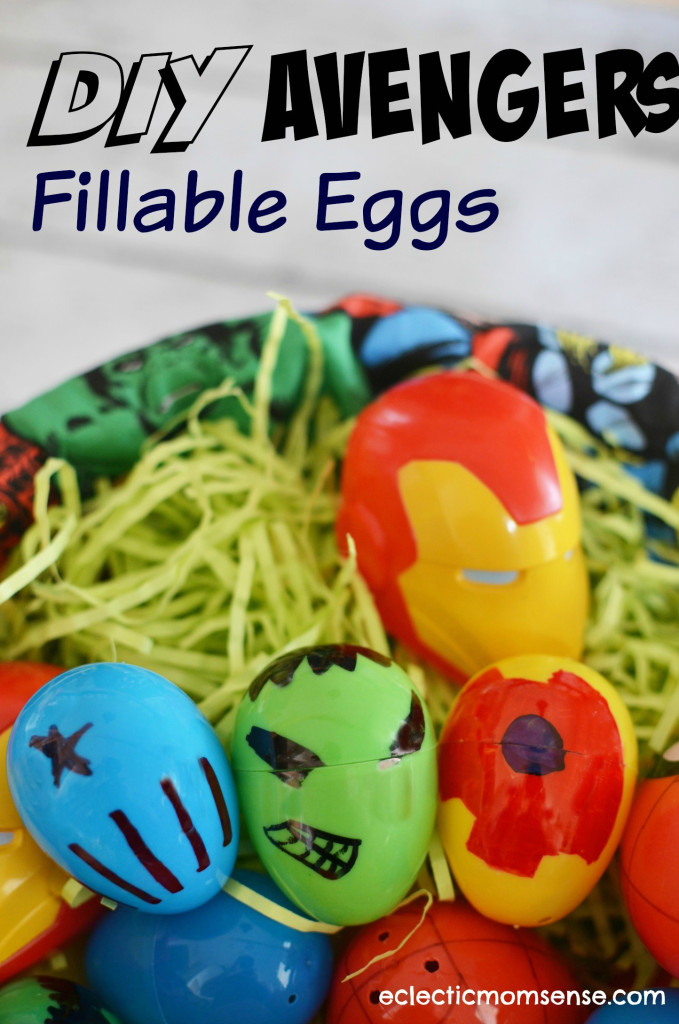 Be a #DisneyEaster superhero with a fun Marvel Easter basket and custom Avenger eggs. 