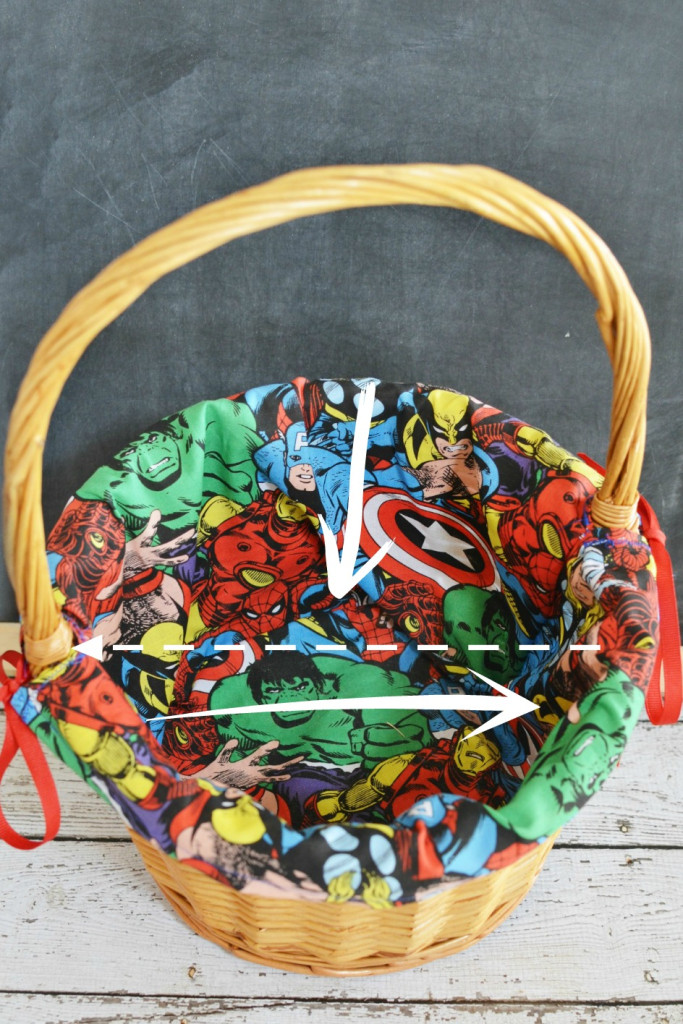 DIY Marvel Easter Basket Liner Tutorial