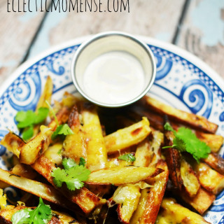 Herbed Cheese Fries | Eclectic Momsense #recipe #appetizer