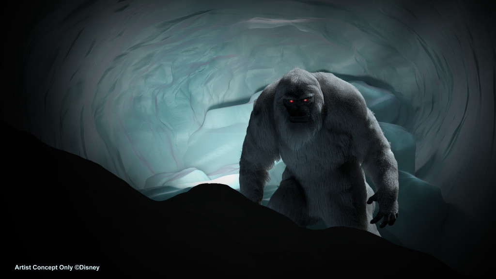 Abominable Snowman as he will appear when the Matterhorn Bobsleds reopen in May 2015. The classic Disneyland park attraction will also feature new special effects to enhance the attraction experience. #Disneyland60