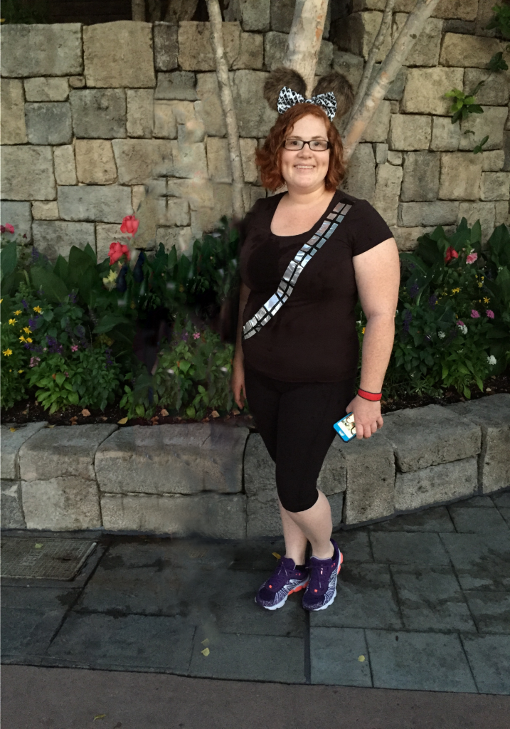 Star Wars Run Disney Costumes- Directions for an easy Chewbacca shirt and Mickey Ears. Links included for the rest of the rebels, droids, and Imperial forces. | #StarWars #Disney #RunDisney