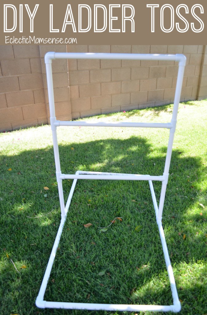 DIY Ladder Toss- fun outdoor game, perfect for all ages.