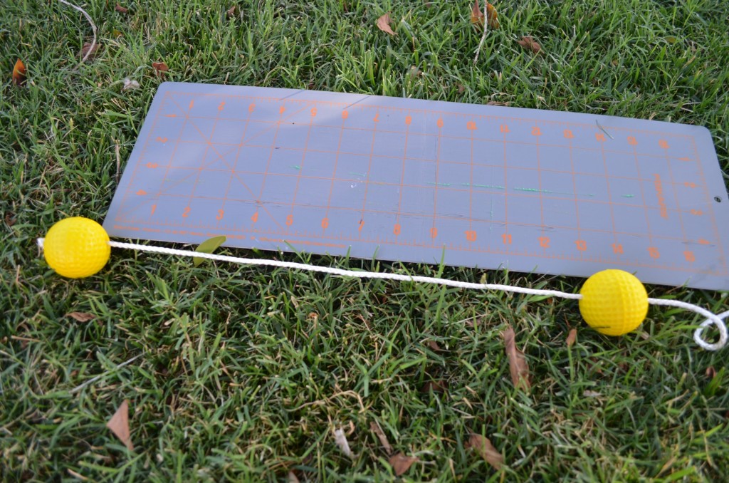 DIY Ladder Toss- fun outdoor game, perfect for all ages.