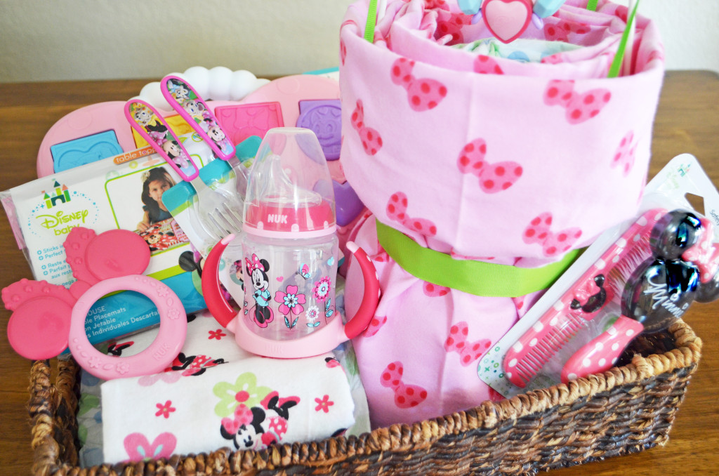 Princess Diaper Cake: Creating the Perfect Disney Baby Gift Basket @Walmart #Ad #MagicBabyMoments