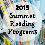 2015 Summer Reading Programs