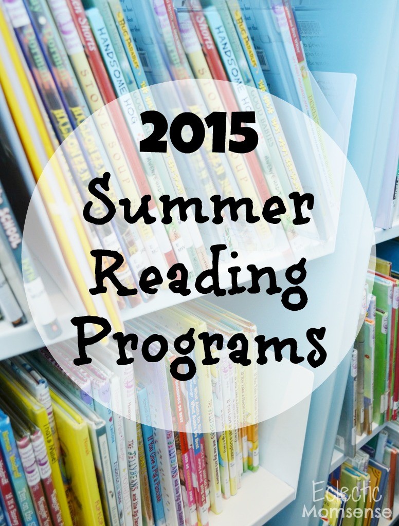 2015 Summer Reading Programs