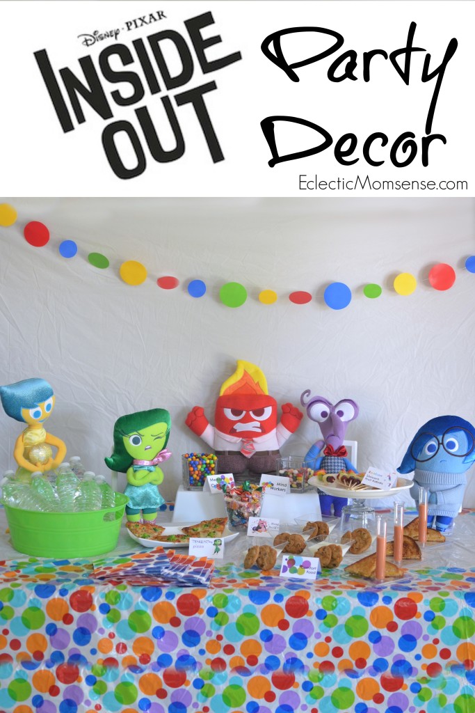 Disney PIXAR Inside Out Party Decor #InsideOutEmotions ad