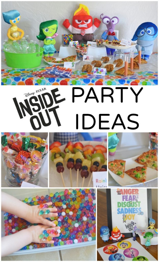 Disney PIXAR Inside Out Party Ideas #InsideOutEmotions ad