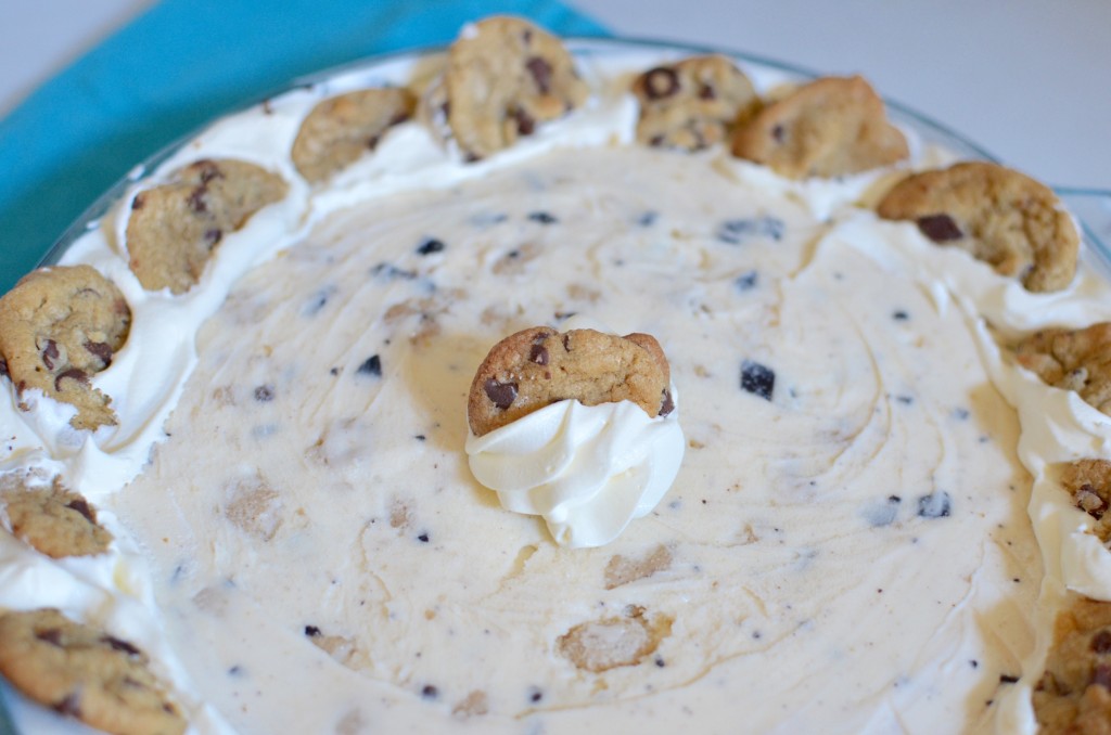 Cookie Dough Ice Cream Pie #recipe